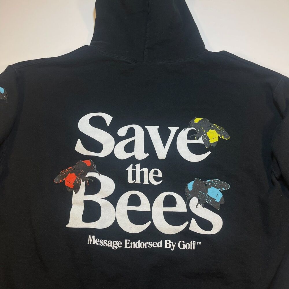 GOLF WANG Save The Bees Tyler The Creator Hoodie Sweatshirt Sz Mens M